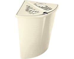 BranQ - Corners Wasmand 45L | Zebra beige | hoekwasmand | kunststof