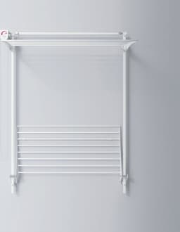Foxydry Wall Plus 108 cm White - wanddroogrek -bediening links- 108 x 52 x 137 cm — thumbnail 2