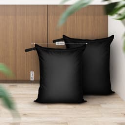Waterdichte natte droge waszak, vuile waszak, reistas voor natte kleding met ritsen, stoffen luiertassen, multifunctionele waszakken, organizer, opbergtas voor badpakken, sportschool (1 stuk,24 x 35 inch) - zwart - XL - 60x88cm — thumbnail 4
