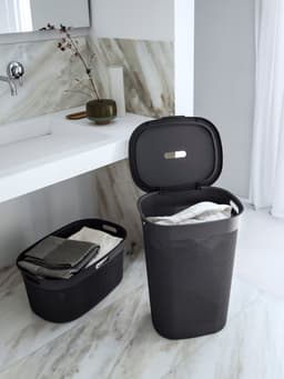 Curver Filo Wasmand met deksel 55L + Wasmand 45L - Antraciet — thumbnail 4