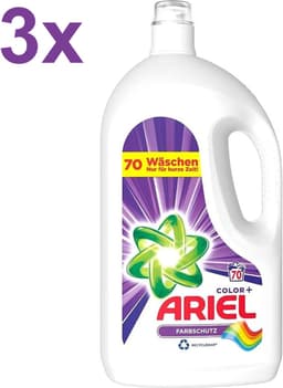 Ariel – Color+ – Vloeibaar Wasmiddel – Voor Gekleurde Was - 11,55L – 210 Wasbeurten - Voordeelverpakking — thumbnail 1