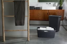 Curver Jute Wasmand - 46L - Donkergrijs — thumbnail 5