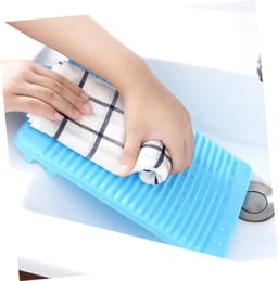 Gigicial Wasbord - Handwasbord - Bespaart Water En Energie Met Effectief Schrobben - 1 Stuk - Voor Badkamer/Reizen Blauw — thumbnail 2