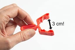 Extreem sterke wasknijpers - Roestvrij kunststof, modern design, 20 stuks — thumbnail 2