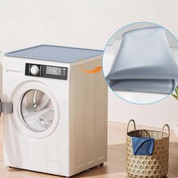 Unyqoos® Grijze siliconen vloerbeschermingsmat van 60x60 cm voor keuken en wasruimte — thumbnail 5