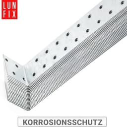 20 Stuks Platte Stalen Betonankers - Voor Verankering van Hout in Beton | Bevestigingshoek 300 mm x 40 mm — thumbnail 3