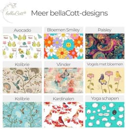Draagbare Wasknijperzak Uil Design - Katoenen Opbergzak voor Huishouden en Tuin — thumbnail 5