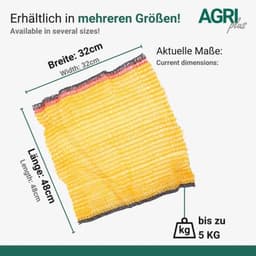 100 stuks Aardappelzakken 32x48 cm - Duurzame Groente- en Fruitzakken — thumbnail 5