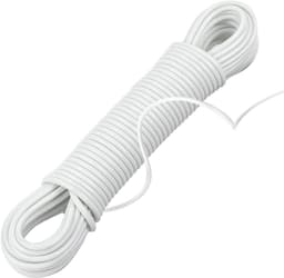 Verlengde Waslijn - 46 m PVC Kledinglijn voor Buiten - Verstelbare en Sterke Waslijn voor Roterende Droogrekken — thumbnail 1