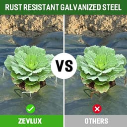 Allecta - Tuinharingen van verzinkt staal voor het bevestigen van onkruiddoeken - 50 stuks. — thumbnail 5