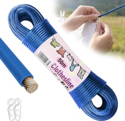 50 m waslijn, stalen kern, voor buiten, zware belasting, extra sterke — thumbnail 1
