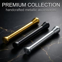 Snuffers van metaal, 3 stuks, draagbare flessenschenktuit, stabiel, licht, elegant, vacuüm doseerder, snuff rietfles, neusbuis, sneakers Snorter — thumbnail 4