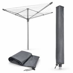 VHV - Wasmolen beschermhoes - 600D afdekking waterdicht 180 x 18 x 18 cm - Hoes met ritssluiting voor Leifheit, Brabantia en Vileda droogmolens — thumbnail 1