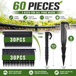 Grondankers 14,5 cm en 16 cm - plastic - 60 stuks - voor bevestigen irrigatieslang - Vemera — thumbnail 5