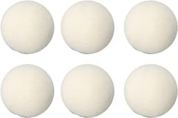 Wol Drogen Ballen 6 Stuks - Vilten Bal - Statische Verwijdering - Zorgt voor zachte kleding - ShopVlot — thumbnail 1