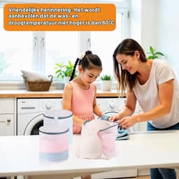 Set van 3 Wasnetten voor Bh's en Ondergoed, 18 x 20 cm, Herbruikbare Waszakken met Verborgen Rits, Ideaal voor Wassen van Lingerie en Sokken — thumbnail 3
