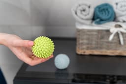 Droogballen voor Wasdroger - 2 Stuks - Witte Wol — thumbnail 4