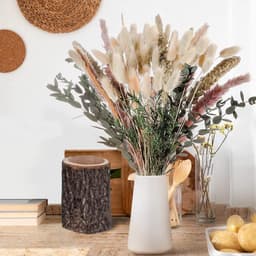 Gedroogde Bloemen Deco DIY Vaas voor Pampas Gras Gedroogd Boeket, Ideaal voor Boho Woonkamer Slaapkamer en Vazen Deco (85 stuks) — thumbnail 3