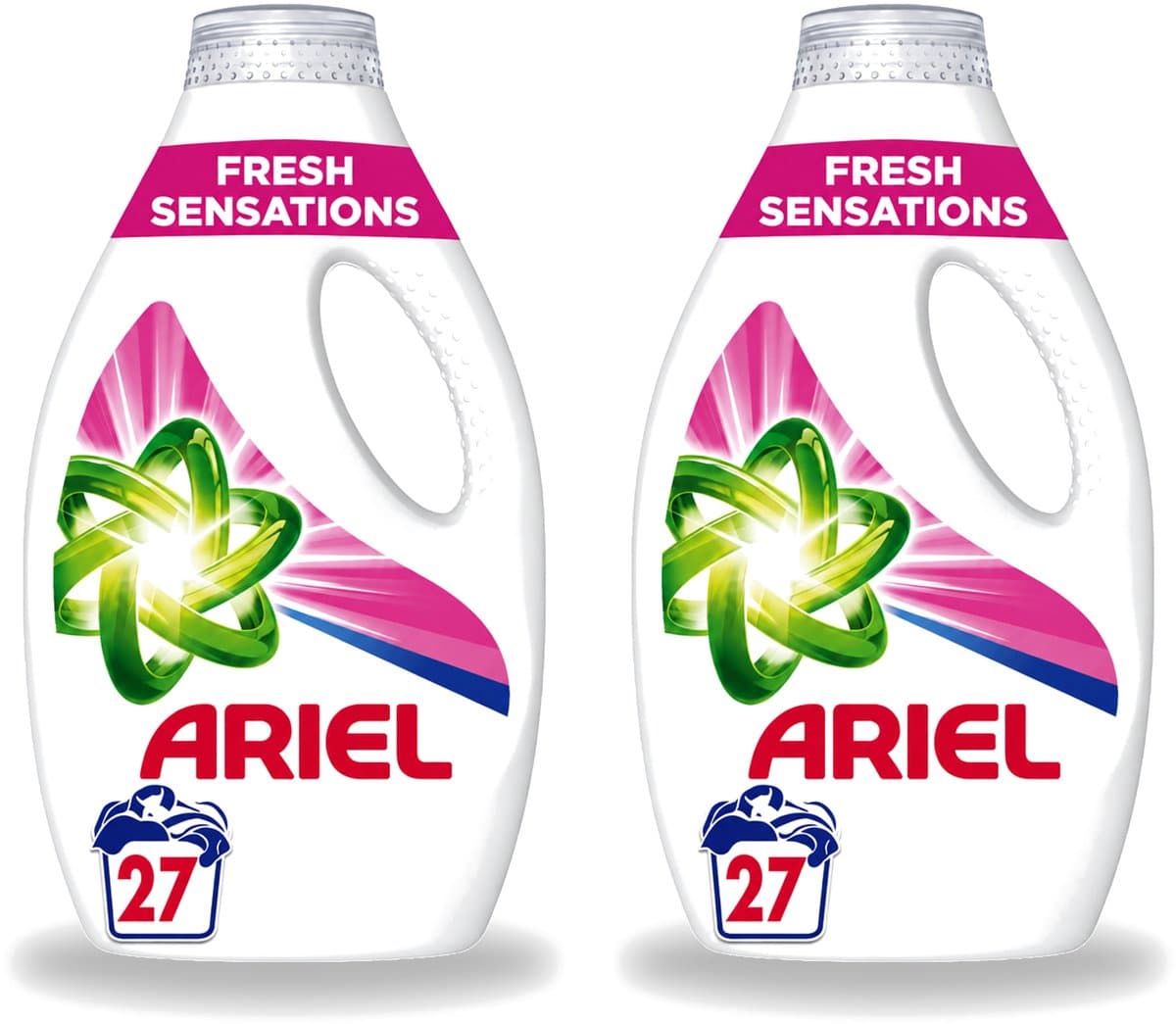 2 x Ariel Original - Fresh Sensations - Vloeibaar Wasmiddel - Witte en Lichtgekleurde Was - 27 Wasbeurten - Voordeelverpakking - 2 stuks — afbeelding 1