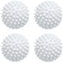Drogerballen 4 stuks - Herbruikbare Wasballen - Pluizigere Was - Rimpelvermindering - Zachte Spijkers - 6,5 cm Diameter — thumbnail 1