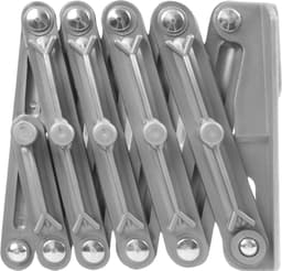 ABJ - Wasdroger - Droogrek - wandmodel - opvouwbaar - zilver, 80 cm — thumbnail 2