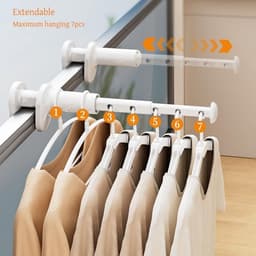 Draagbare Kleding Luchter - Reizen - Indoor en Outdoor - 5 Gaten — thumbnail 3