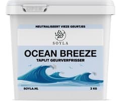 Tapijtverfrisser - Ocean Breeze - 2 KG - Neutraliseert vieze geurtjes - Langdurige geurbeleving - Veilig in gebruik - Natuurlijk product - Textiel verfrisser