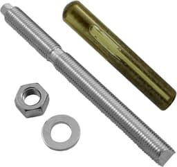 Ankerstang M16 - Metaalanker Boutanker - Bevestigen van Constructies - Roestvrij Staal A4 - M16 x 190mm - Zilverkleurig — thumbnail 1