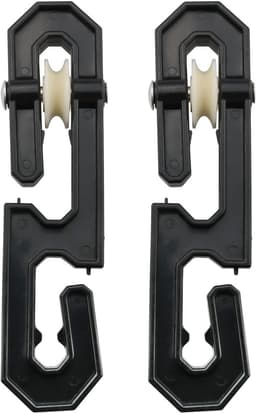 Kledinglijn Katrol - Waslijn Splitter - Zware Was Ophangen - Stille Werking - 15 cm - Zwart — thumbnail 5