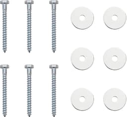 vidaXL - Aardanker - 6 - st - Ø10 - x - 40 - cm - Gegalvaniseerd - Metaal - zilver — thumbnail 3