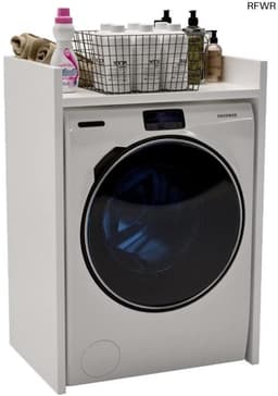 Wasmachine Ombouw - Opbouwmeubel - Kast Wasdroger - Meubel - Functioneel — thumbnail 1