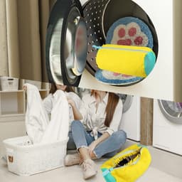 BRENZOOS- Schoenwaszak - Innovatief ritsontwerp - Herbruikbaar wasnet - 39 x 19 cm - Bescherming voor schoenen - Lichtgewicht en draagbaar - Sneakerwaszak — thumbnail 2