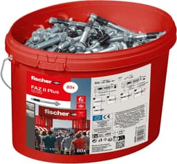 Boutenanker Set - Heavy Duty Ankers - Zware Lasten Bevestigen - Hoge Draagkracht Beton - 80 Stuks - Zilver — thumbnail 3