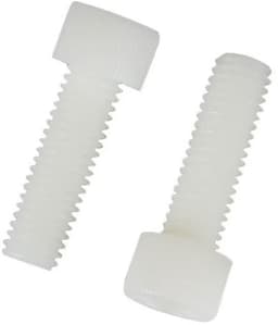 Elzusha - Nylon schroeven - Inbusmachines - Slijtvast en corrosiebestendig - Wit kunststof - M12x30mm - 8 stuks - Geschikt voor diverse toepassingen — thumbnail 3