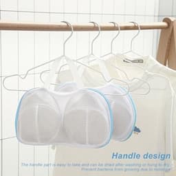 3 stuks wasnetten voor wasmachine, beha-bescherming voor wasmachine met ritssluiting, herbruikbaar, voor het reinigen, onderhouden en beschermen van beha's — thumbnail 3