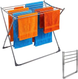 Droogrek - inklapbaar - 77 x 86 x 57 cm - rvs — thumbnail 1