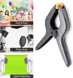 Nylon Veerklemmen - Timmerwerk Clips - Werkstukken Bevestigen - Sterke Grijpkracht - 10 Stuks - Zwart — thumbnail 2