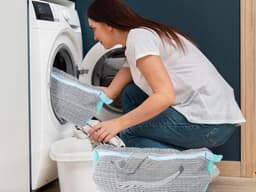 Waszak voor Sneakers en Schoenen - Herbruikbare Waszak voor de Wasmachine, Ideaal voor Reizen en Sokken, Grijs — thumbnail 2