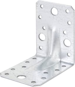 Hoekanker Extra Sterk - Verstevigingshoek - Houtbouw Versterken - Sendzimir Verzinkt - 90x90x65 mm — thumbnail 1