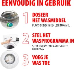 Persil Discs Stain - Wasmiddelcapsules - 4-in-1 Discs - Voor Alle Kleuren Was - Tegen Vlekken - Krachtige Vlekverwijdering - 5 x 21 Wasbeurten — thumbnail 3