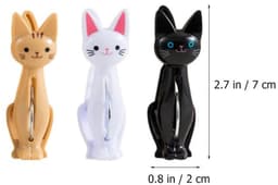 Dailygoods- Kattenklem 12 Stuks - Lichtgewicht - Winddicht - Antislip - Kledingclips - Handdoekclips - Stevige Clips - Wasknijpers — thumbnail 3