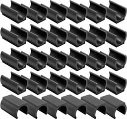 Set van 36 Zitglijders voor Rond 25mm U-Vormige Stoelpijpen, Bescherming voor Tegels en Houten Vloeren, Geluiddempers en Meubelbescherming — thumbnail 1