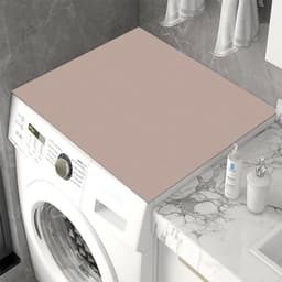 Wasmachine Droger Mat - Apparaatbeschermer - Apparaten Beschermen - Absorberend en Antislip - 40 x 60 cm - Roze — thumbnail 1