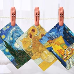 Waslijnpennen Set - Kledingklemmen Sokkenclips - Kleding Drogen - Anti-slip Windproof - 10 stuks - Gemengde Kleur — thumbnail 4