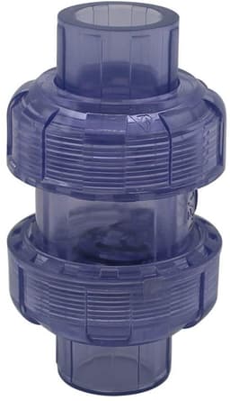 Allecto - Check valve - PVC - Terugslagklep voor afvoer - Diameter 40mm - Ideaal voor vissen en zwembaden - Voorkomt geurhinder - Geschikt voor af — thumbnail 1