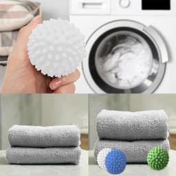 Allecto - Herbruikbare Droogballen - Fluffy Wasgoed - Milieu-vriendelijk - Set van 4 - Veilig en efficiënt - Droogballen - Geschikt voor Wasmachine — thumbnail 5