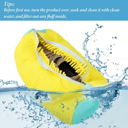 Dailygoods- Schoenwaszak - Innovatief ritsontwerp - Herbruikbaar wasnet - 39 x 19 cm - Bescherming voor schoenen - Lichtgewicht en draagbaar - Sneakerwaszak — thumbnail 5