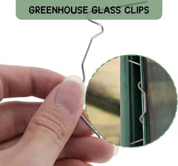 Dailygoods- Kasclips Set van 50 - Robuuste Bevestigingsclips - Voor Serrebedekking - Antislip Grip - Weerbestendig - Ideaal voor Tuinbouw - Kasbevestigingsclips — thumbnail 4