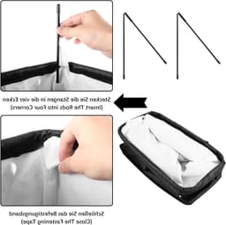Vouwbare Wasmand met Deksel, 45 Liter, Smal en Hoog, Ideaal voor Badkamer en Slaapkamer, Inclusief 2 Waszakken voor Efficiënt Wassen en Organiseren — thumbnail 2