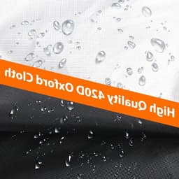 Waterdichte hoes voor draaiende waslijn van 420D stevig oxford stof, met rits en trekkoord voor buitengebruik, ideaal voor tuin en wasgoed bescherming — thumbnail 3